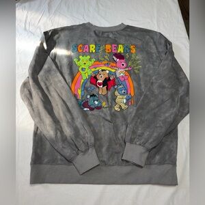 Care Bears Gray Graphic Crewneck Sweater